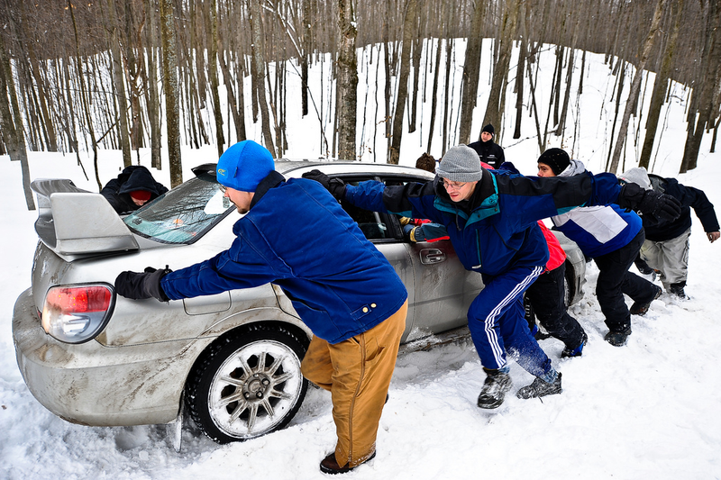 Illustration for article titled 2009 Sno*Drift Rally: Michigan's Great Motorsport Secret